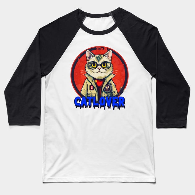 catlover Baseball T-Shirt by LLBTshirt